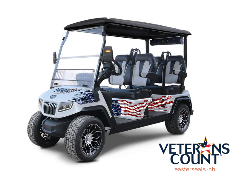 veterans count golf cart mockup